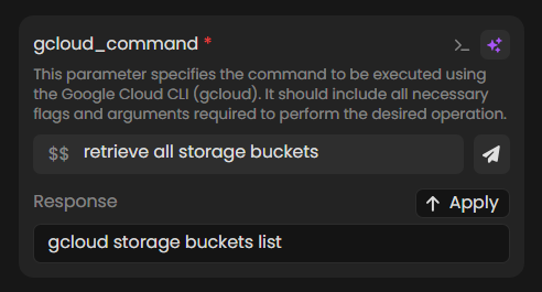 Gcloud Command AI